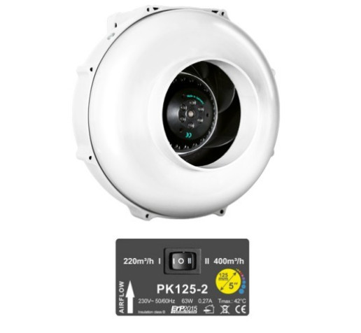 PK 125-2 скорости 220/400 куб Prima Klima Чехия фото
