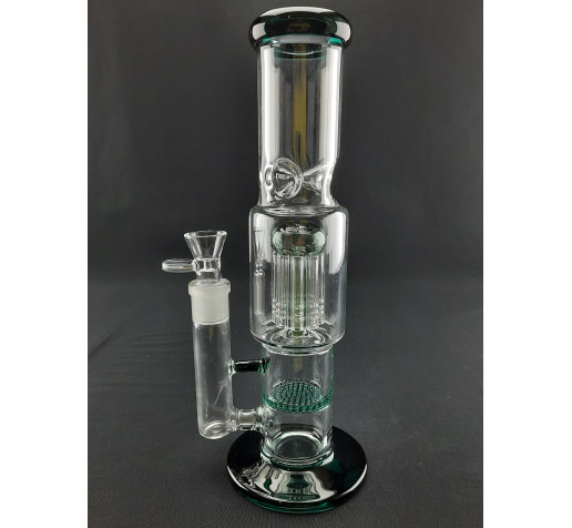 Стеклянный Бонг Double Perc Tube Германия фото