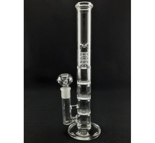 Стеклянный Бонг Small Triple Honeycomb Tube Германия фото