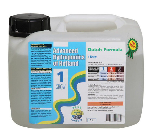 Dutch Formula Grow 5 ltr Advanced Hydroponics Netherlands фото